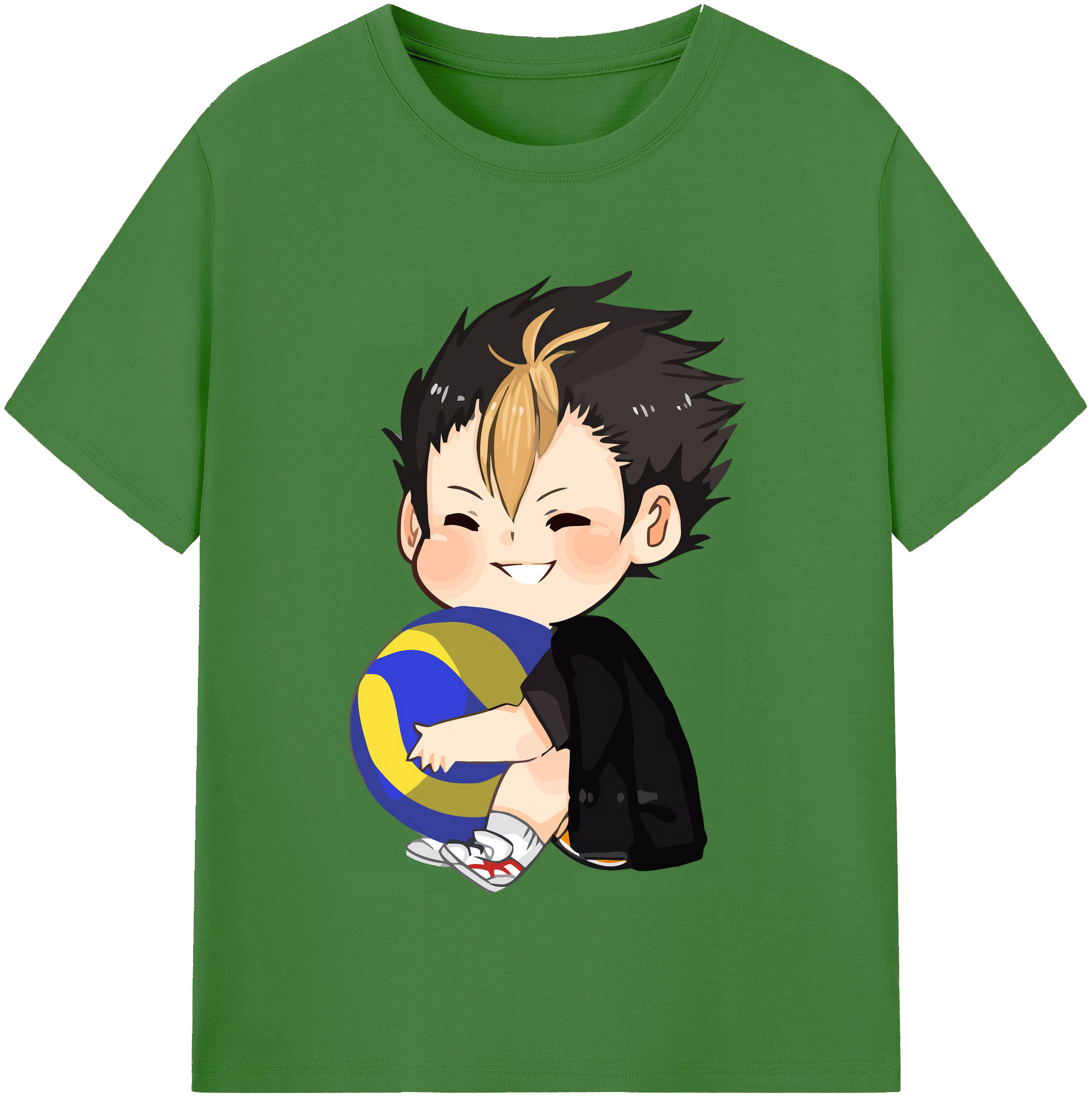 （画像用） ハイキュー!! Haikyu!! レディースカジュアルプリントTシャツ（綿100％）